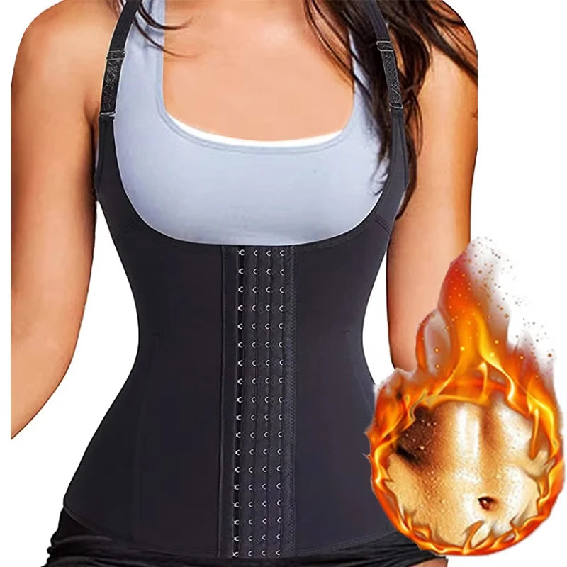 Cintura trainer colete emagrecimento espartilho para perda de peso corpo shaper sauna terno compressão camisa barriga cinta topos shapewear cinta