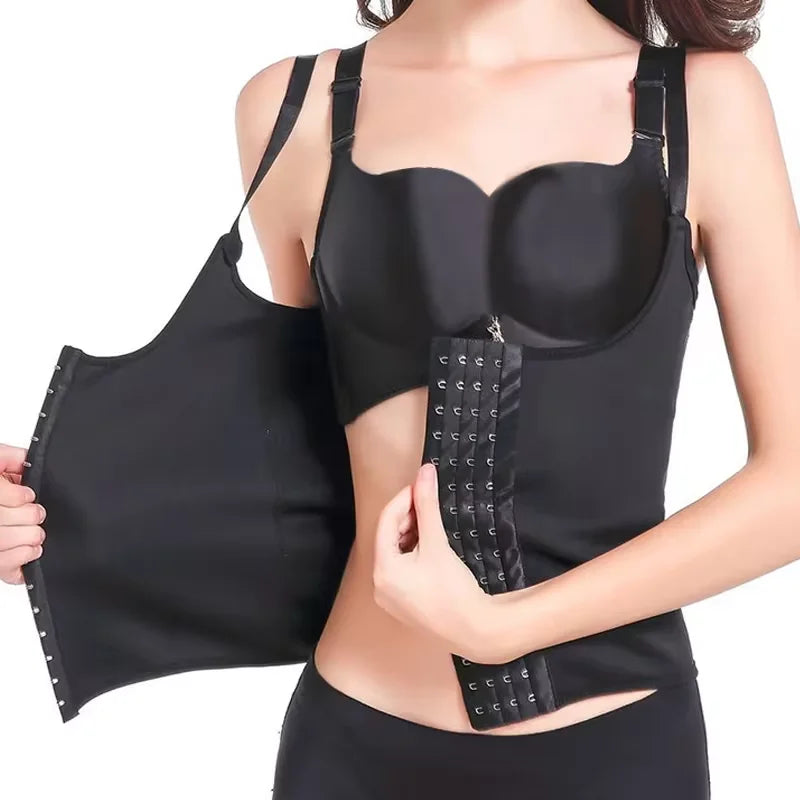 Cintura trainer colete emagrecimento espartilho para perda de peso corpo shaper sauna terno compressão camisa barriga cinta topos shapewear cinta